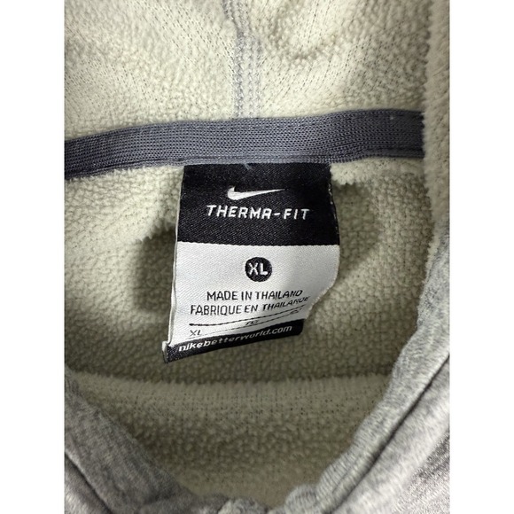 Clemson Tigers Nike Hoodie Womens XL Grey Therma Fit Pullover - Picture 8 of 16